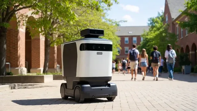 Robot delivering food