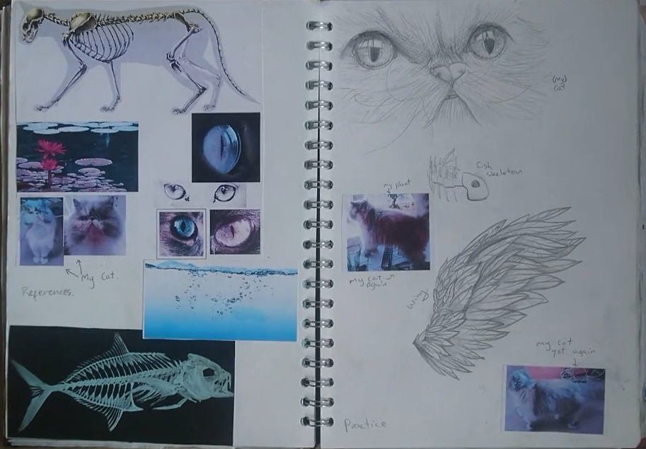 Example: reference pictures for artwork 2, part 1