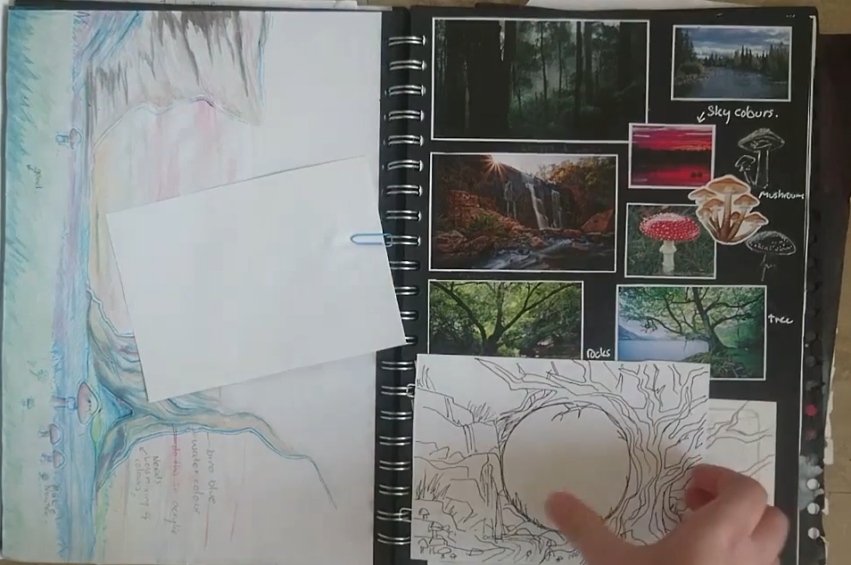 Example: reference pictures for artwork 2, part 2