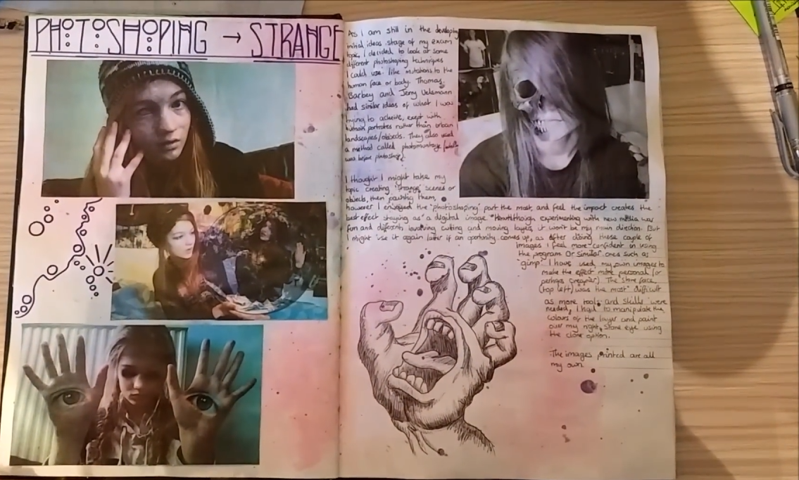 Example: theme and topic for artwork 1, part 2