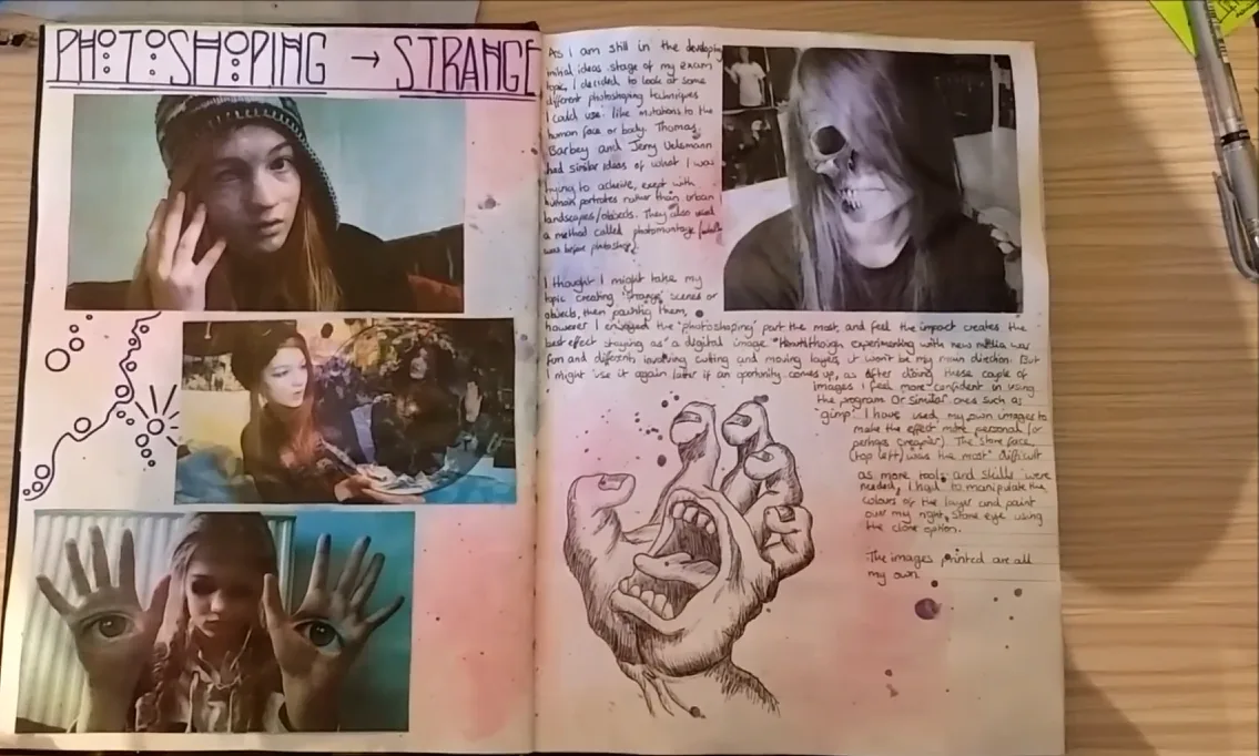 Example: theme and topic for artwork 1, part 2