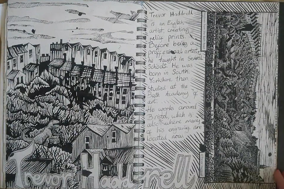 Example: artist and artwork response, sample 1