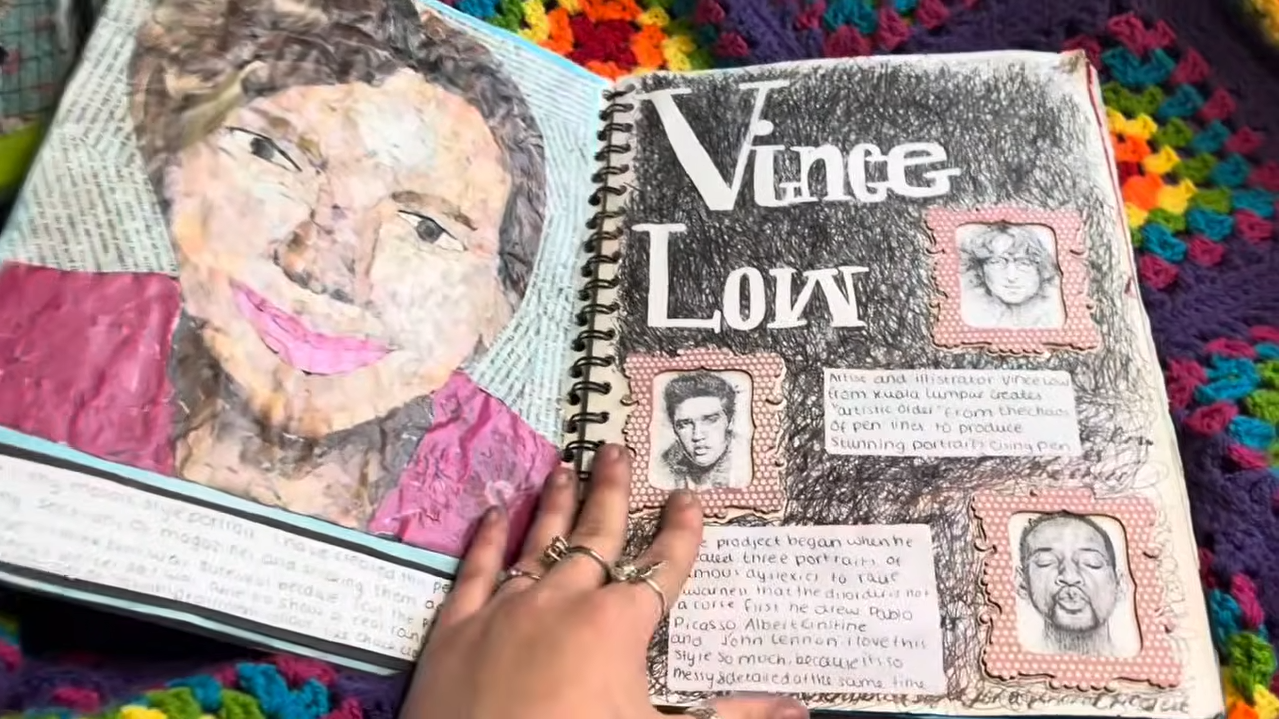 Example: artist and artwork response, sample 3