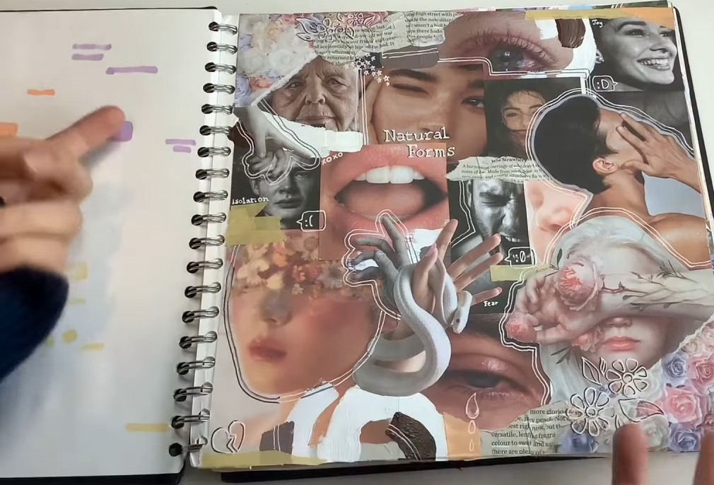 Example: reference pictures and notes for artwork 1, part 1