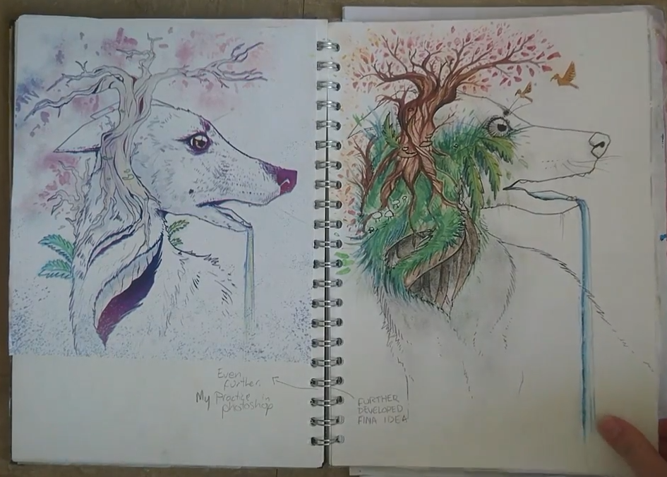 Example: final approach and commitment for artwork 1