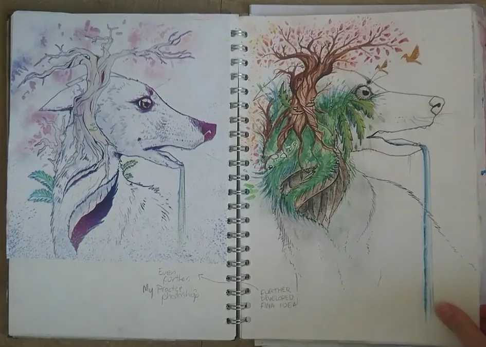 Example: final approach and commitment for artwork 1